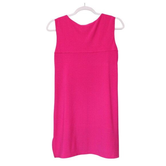 Joseph Ribkoff Tunic Blouse Size 6 Sleeveless Fuschia Career Business Workwear - Picture 8 of 11